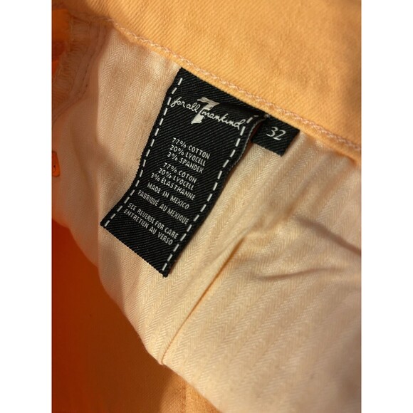 7 For All Mankind The Ankle Gwenevere Skinny Melon Womens Jeans Size 32 NWT $199 - Picture 9 of 12